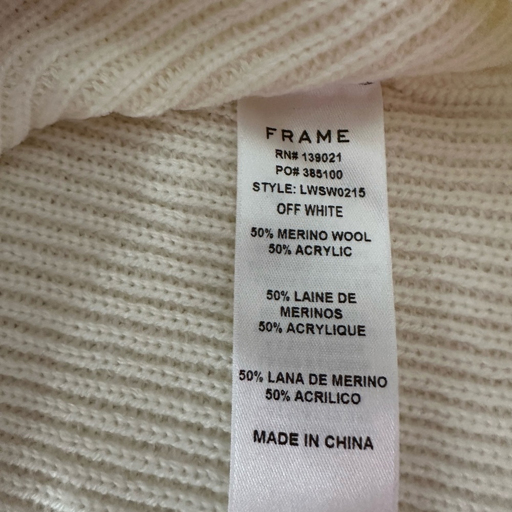 Cream Ruffle Sweater - Picture 5 of 7